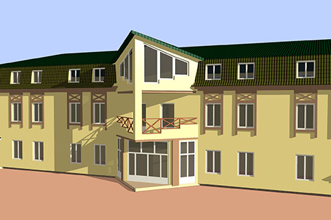 Так виглядатиме інтеграційний центр у майбутньому That is how the Integration Centre will look like in the future.